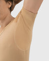 Armpit pad color__invisible+neck__diepe v-hals